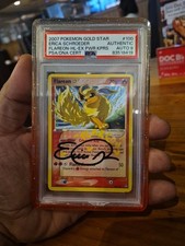 2007 Pokemon EX Power Keepers Flareon Gold Star Holo #100 Authentic PSA 9 Auto on eBay