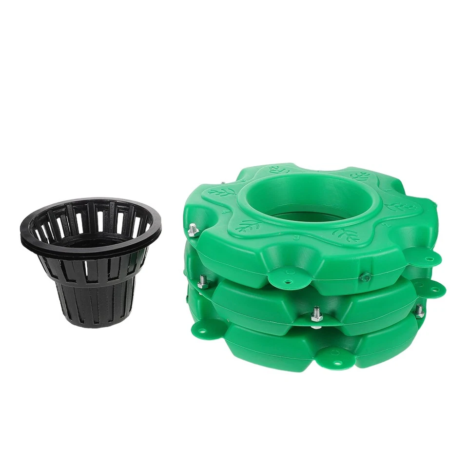 6 Stück Wasserteich Pflanzkübel schwimmende Insel Pflanzgefäß für Teiche schwimmfähig - Bild 4 von 4