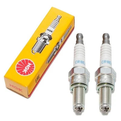 Bougies Kit NGK 2x CR8EKB bougie résistance 19mm Ø 10mm olive SAE, 4374 - Photo 1/4