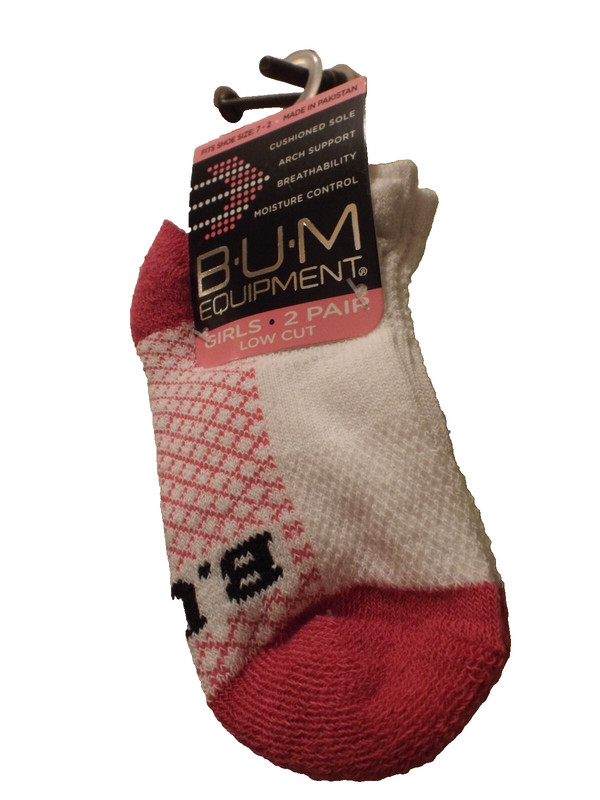 BUM Girls Socks NWT Size 7-2