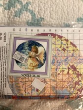 Angel And Christmas Tree Cross Stitch Kit New And Unopened
