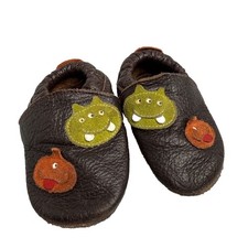 Sho Shoos Leather Toddler Shoes Size 8.5 Brown Alien Design &ndash; South Africa