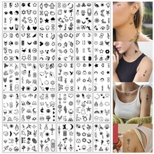 Tatuajes temporales peque os para mujeres y hombres pegatinas para dedos y manos