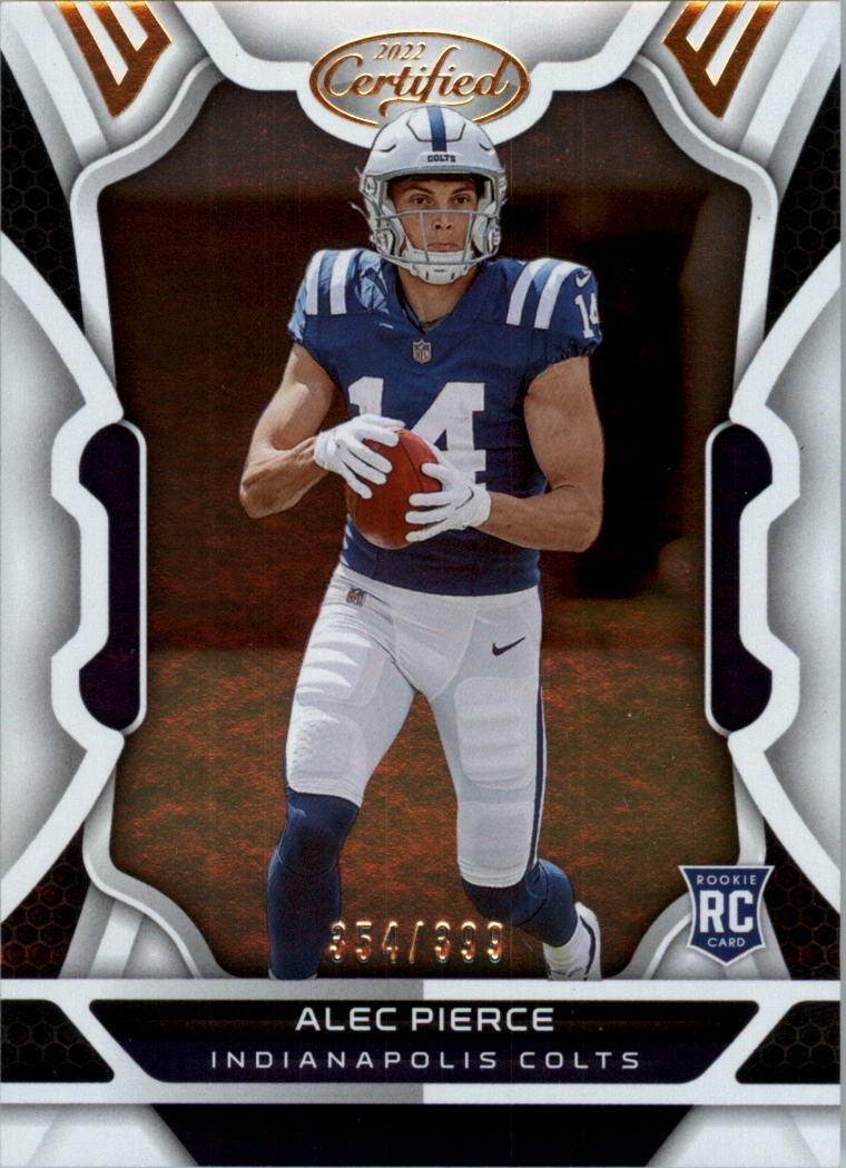2022 Certified #136 Alec Pierce RC /399 - FB