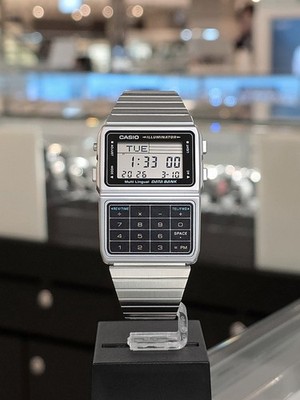 Casio Databank Calculator Square Digital Metal Watch DBC-611-1DF