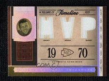 2006 Playoff National Treasures Timeline MVP Materials /25 Len Dawson #TL-LD HOF