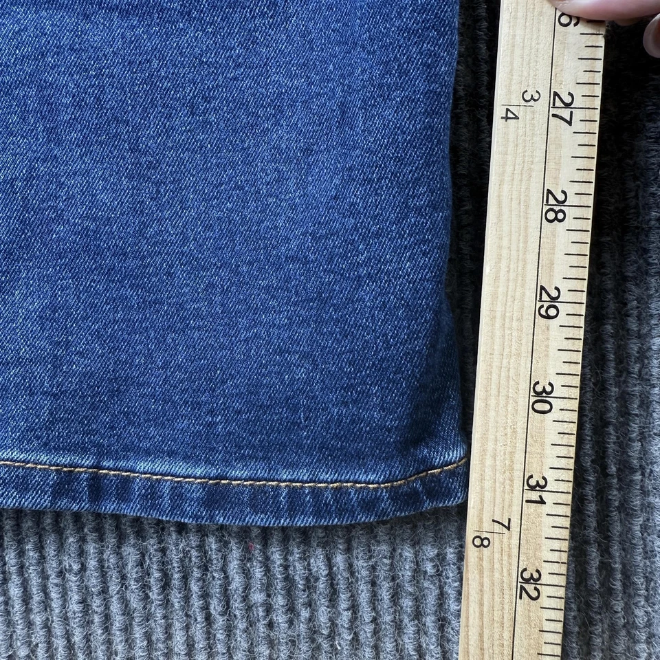Jeans Levis 513 Para Hombre 36x32 Azul Ajustado Recto Elástico Denim Lavado Medio Clásico Foto 2 de 4