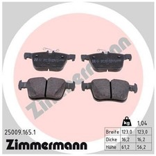 Satz Bremsbeläge Bremsklötze hinten für Audi Q3 F3B F3N TT FV3 FV9 | 23926971