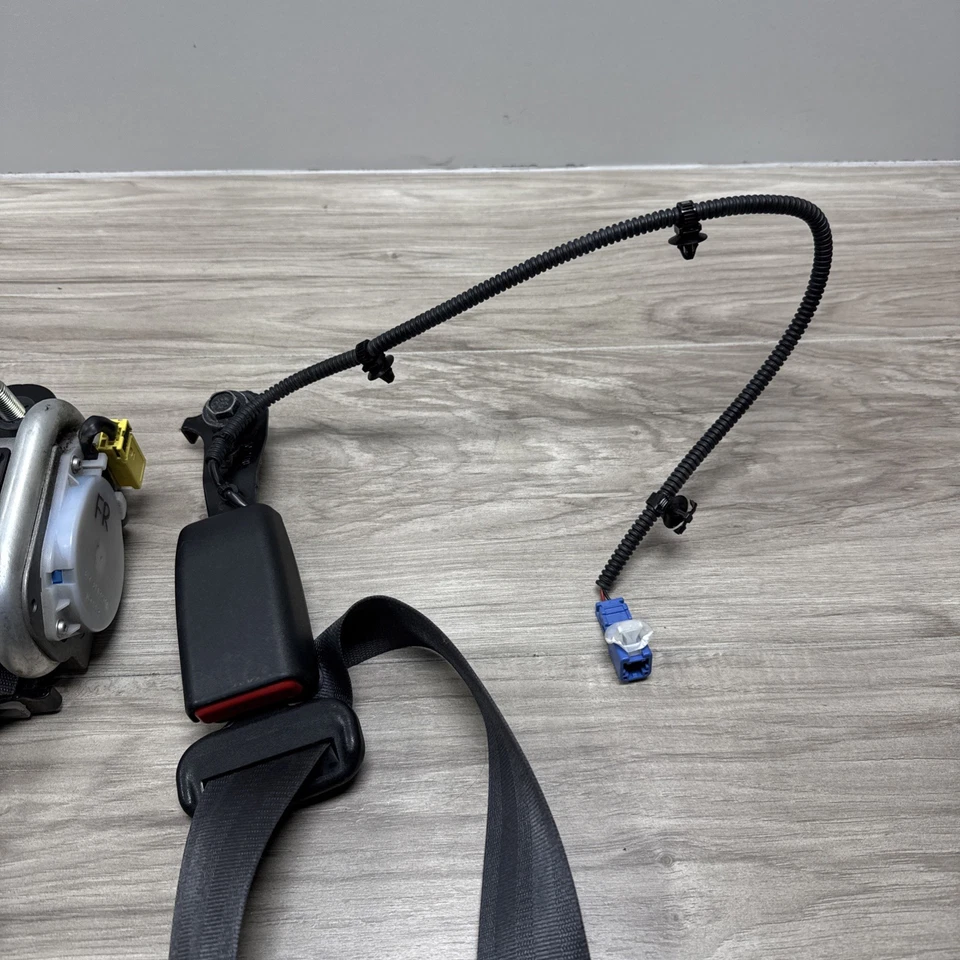 Honda CR-Z 2011-2016 pasajero delantero/cinturón de seguridad lateral derecho y hebilla OEM gris Foto 4 de 4