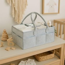 DOKUS CO Luxe Diaper Caddy Organizer Tote, Extra-Large - View #10