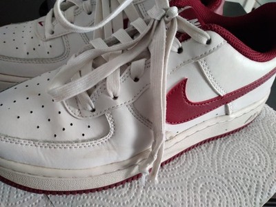 EU Größe 36,5 (GS) - Nike Air Force 1 '06 Low White Light Bordeaux