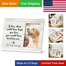 1 Pet Memorial Picture Frame for Loss of Dog or Cat Fits 6 X 4 Inch Photo