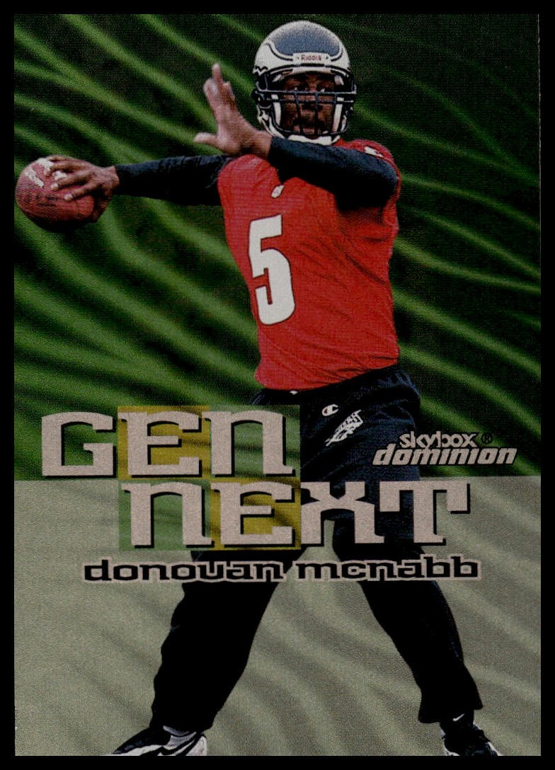 1999 SkyBox Dominion #16 GN Donovan McNabb Gen Next Warp Tek