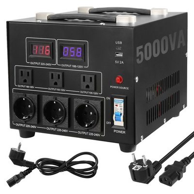 #ad #ad 5000W Voltage Converter Transformer Step Up Down 220V 110V 110V 220V CE $86.99