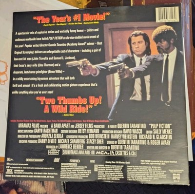 Pulp Fiction Widescreen Laserdisc LD 2-Disc - Quentin Tarantino