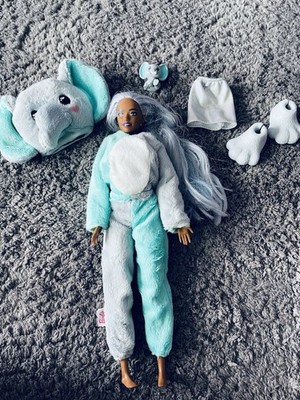 Barbie Cutie Reveal Elefant Puppe Mattel Plüschkostüm
