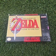Nintendo The Legend of Zelda: A Link to the Past SNES Blockbuster Label w/ Box