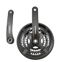 Dreifach-Pedalier VTT 48-38-28D L170 Alu Shimano Tourney TY501 6/7/8V X3 (Achse