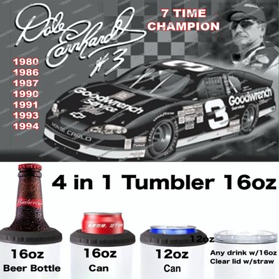 DALE EARNHART- NASCAR - 4 in 1 tumbler 16oz