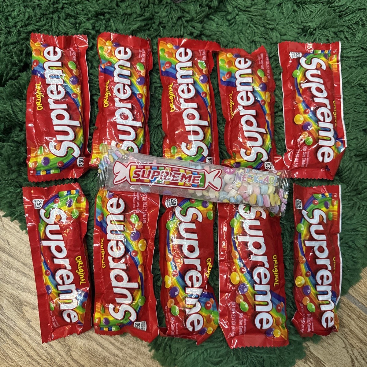 Supreme Skittles FW21 Red Pack - Not For Consumption FREE Supreme