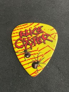 Chuck Garric Alice Cooper Alice's Attic 2026 Signature Tour Guitar Pick