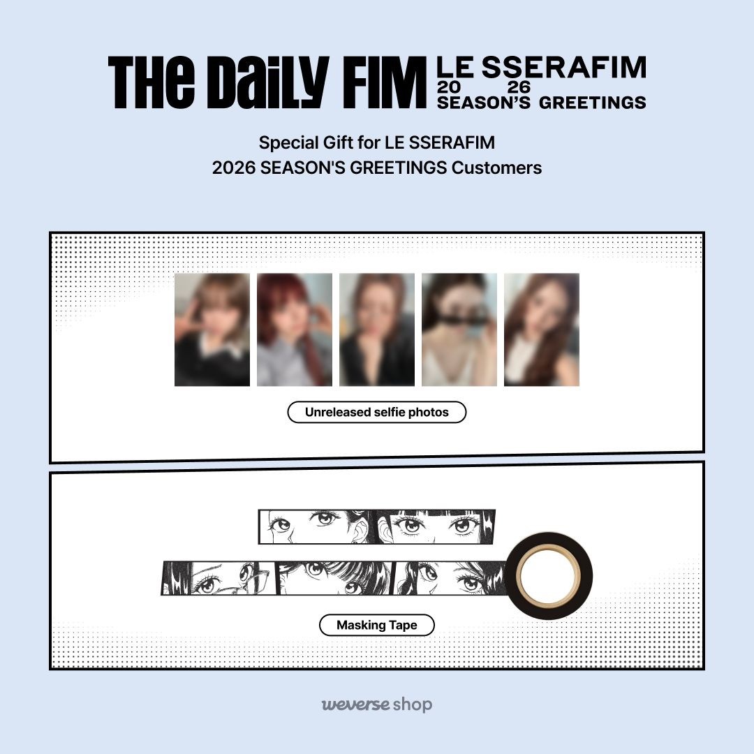 LE SSERAFIM] 2026 SEASON'S GREETINGS / Weverse Preorder Benefit