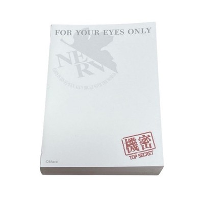 Evangelion NERV Memo Pad Set 10 Sheets Official Anime Character Stationery