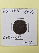 COINS - AUSTRIA - 2 HELLER 1906