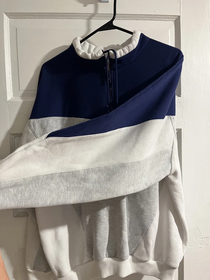 Sudadera De Colección Claybrooke Sport Cuarto Cremallera Talla XL - Bloque de Color Foto 3 de 4