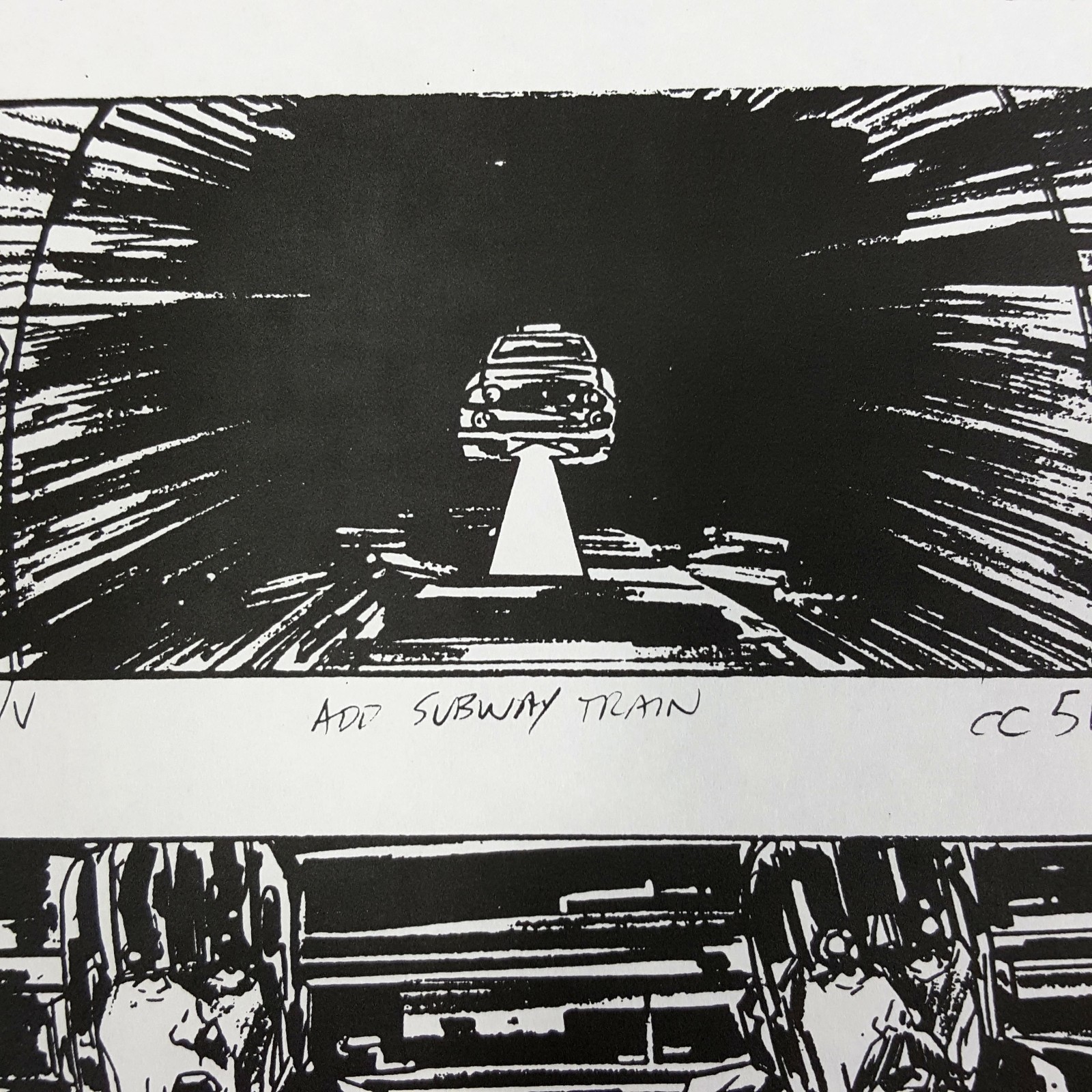 Image 12 of The Fifth Element - Production Used Storyboard, Cab Chase 160-162 , COA