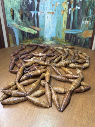 Vintage Handmade Paper Mache Beads