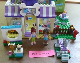 Lego Friends 41124 - HEARTLAKE PUPPY DAYCARE - Used - 100% COMPLETE - NO BOX