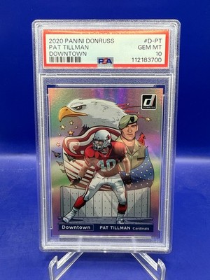 2020 Panini Donruss - Downtown! Pat Tillman *RARE* SSP #D-PT PSA 10 GEM MINT | eBay 2020 Panini Donruss - Downtown! Pat Tillman *RARE* SSP #D-PT PSA 10 GEM MINT | eBay