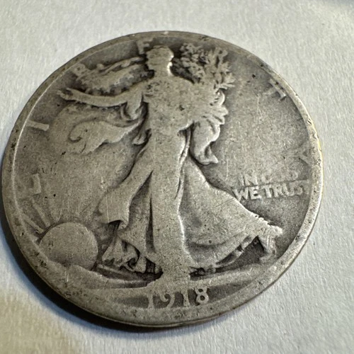 1918-D Walking Liberty Half Dollar — photo from another recent sale