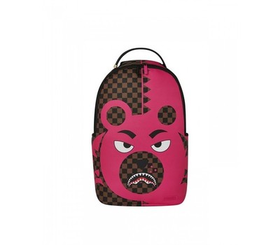 Sprayground Multifarbenes Pink Bear Shark Rucksack