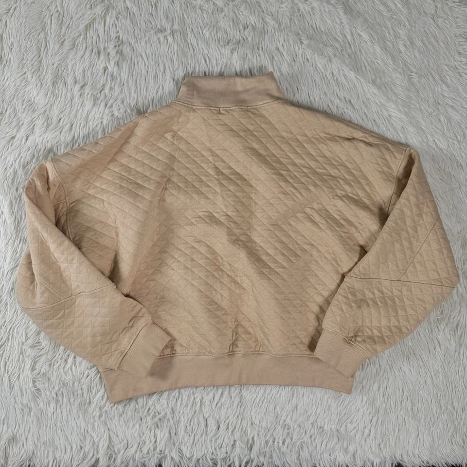 Chaqueta acolchada de manga larga rosa cuello alto Sean John Missguided para mujer talla 10 Foto 4 de 4