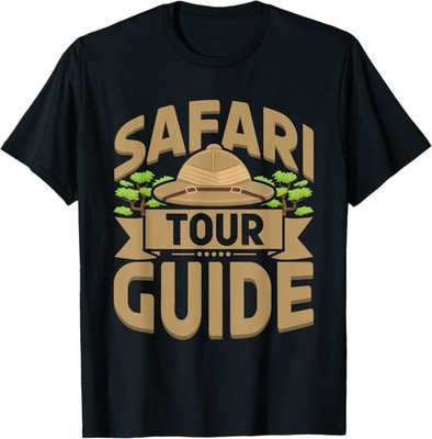 Safari Tour Guide Costume Africa Zoo Outfit Safari Tour T-Shirt