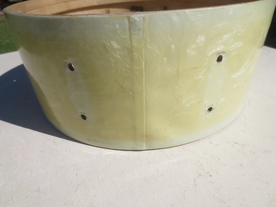 Vintage 30s/40s Slingerland 5.5x14” Snare Drum Shell W Badge WMP Project - Image 4 of 4