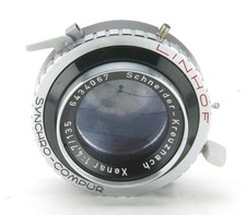 Obiettivo vintage Schneider Xenar 4,7/135 mm con otturatore LINHOF Compur #0. Pulito. Testato