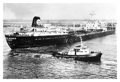 rp05439 - Dutch Oil Tanker - Chevron Madrid - Print 6x4