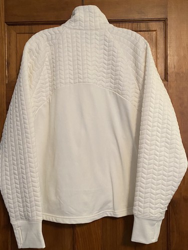 Felpa/giacca Avia donna XXL 20 bianco sporco full zip trapuntata manica lunga - Foto 8 di 10