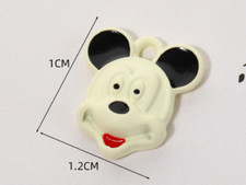 50Pcs 3D mickey head mix Charm bracelet necklace Pendants DIY Jewelry Makings