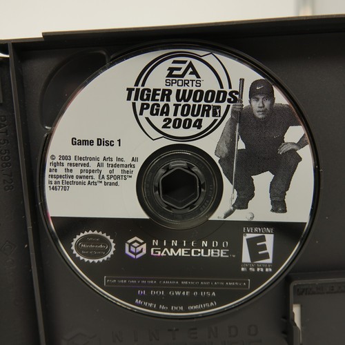 Tiger Woods PGA Tour 2004 Nintendo GameCube Complete W/ Instructions Cib Tested - Picture 5 of 6