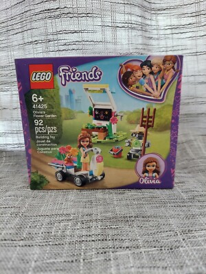 Lego Friends Olivia's Flower Garden, 92 pieces, #41425, age 6+, New Sealed 