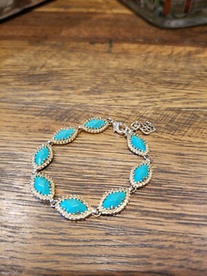 KENDRA SCOTT JANA Teal Gold BRACELET