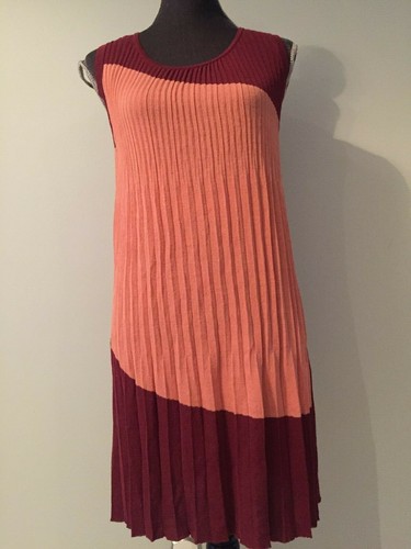 PENNYBLACK peach and plum jersey dress 