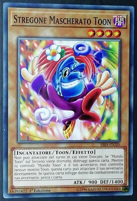 MASKIERTER ZAUBERER TOON auf Italienisch SPEED DUEL SS01-ITC05 Gemeinde YUGIOH