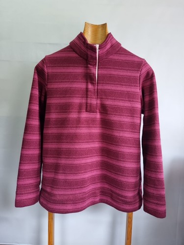 Rohan Headland Large Pink Striped Fleece Zip Jumper Sweater Mens Pullover | eBay