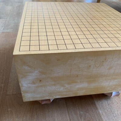 Go Board Japanese Vintage with 4 legs Igo goban 42cm × 46cm × 29cm