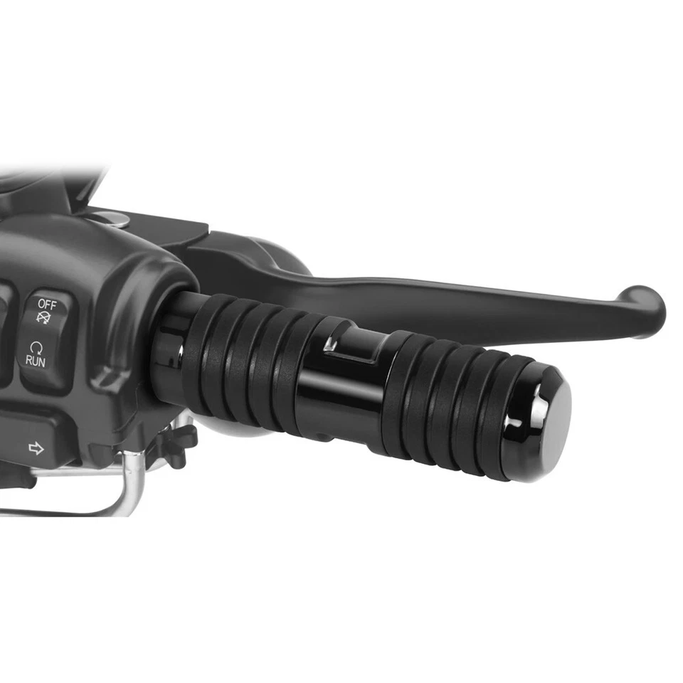 Empuñaduras electrónicas negras de 1" para Harley Low Rider S/ST 2018-2023 EE. UU. Foto 2 de 4